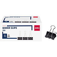 DELI 41 mm, black - pack of 12 - Binder Clip