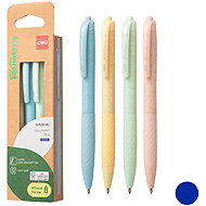 DELI EQ150E-BL modré - balení 4 ks - Ballpoint Pen