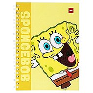 DELI SPONGEBOB Spiral Notebook A5 Lined, 60 Sheets, Spongebob - Notepad