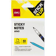 DELI STICK UP Self-Adhesive Notes 76 × 76mm, 50 Sheets, Transparent - Memo Pad