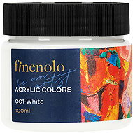 DELI FINENOLO white, 100 ml - Acrylic Paints for Canvas