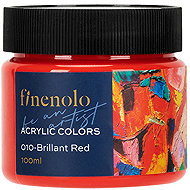 DELI FINENOLO red, 100 ml - Acrylic Paints for Canvas