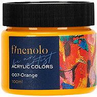 DELI FINENOLO orange, 100 ml - Acrylic Paints for Canvas