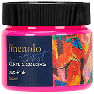 DELI FINENOLO pink, 100 ml - Acrylic Paints for Canvas