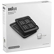 De'Longhi Braun BRSK007 waffle plates, MultiGrill 9, 9 Pro, 2 pcs - Replacement Hotplate