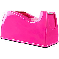 DELI Desktop Tape Dispenser up to 24mm, Pink - Tape Dispenser 