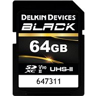 Delkin SDXC BLACK Rugged 64GB - Memory Card