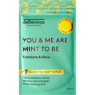 Delhicious Black Tea Body Scrub Mint 100 g - Body Scrub