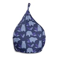 DELTA TRADE Children's sitting bag Teddy blue - Bean Bag