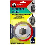 Den Braven Double-sided tape HIGH TACK CLEAR 19mmx1mmx2,5m - Double-sided tape