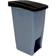 Denox Footprint waste bin for separated waste 60 l, black lid, plastic with wheels - Rubbish Bin
