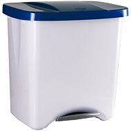 Denox Ecologic pedal bin 50 L, plastic, blue - Rubbish Bin
