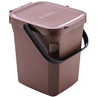 Denox Organic waste bin for bio-waste 10 l, brown - Rubbish Bin