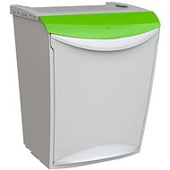 Denox Ekosystem waste bin 25 l, green - glass - Rubbish Bin