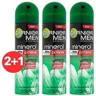 GARNIER Men Mineral Xtreme Spray Antiperspirant 3× 150 ml - Izzadásgátló