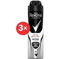 REXONA Men Active Protection+ Invisible 3x 150 ml - Antiperspirant