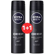 NIVEA MEN Deep Black Carbon 150 ml 1 + 1 - Antiperspirant
