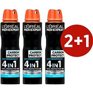 LORÉAL PARIS Men Expert Carbon Protect 4in1 Antiperspirant 150ml 2+1 - Antiperspirant