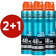 LORÉAL PARIS Men Expert Cool Power antiperspirant 3 x 150 ml - Antiperspirant