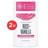 SCHMIDT'S Signature Rose + Vanilla 2 × 58ml - Women's Deodorant 