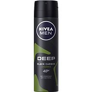NIVEA Men Deep Black Carbon Amazonia Spray 150 ml - Izzadásgátló