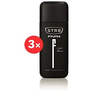 STR8 Body Fragrance Faith 3 × 75 ml - Deodorant