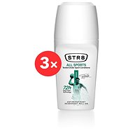 STR8 All Sports Roll-On 3 × 50ml - Antiperspirant