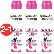 GARNIER Mineral Invisible 48H Spray Antiperspirant, 3×150ml - Antiperspirant