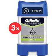 GILLETTE Gel Aloe, 3× 70ml - Antiperspirant