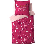 Douceur d'intérieur Moonlight 140 × 200 cm, cotton, pink - Children's Bedding