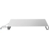 Desire2 with USB Port Silver - Monitor Stand