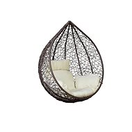 Hanging armchair NOELA natural 1/3 (basket) - Hanging Chair