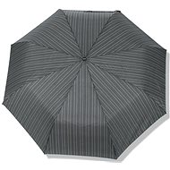 Derby Hit Patterned - men's folding umbrella, anthracite, stripe - Umbrella