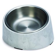Designed by Lotte Designed bowl Vita, white marble, 160 ml - Cat Bowl
