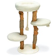 Designed by Lotte Vanja, cream, 40 × 87,5 × 40 cm - Cat Scratcher