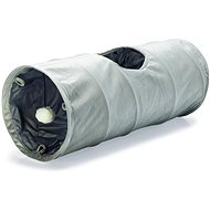 Designed by Lotte Cylla Cat tunnel, 65 × 25 × 25 cm, grey - Cat Toy