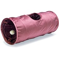 Designed by Lotte Cylla Cat tunnel, 65 × 25 × 25 cm, pink - Cat Toy