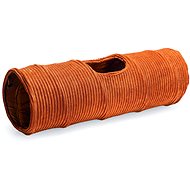 Designed by Lotte Cat tunnel, 75 × 25 × 25 cm, terracotta - Cat Toy