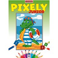 BALOUŠEK Printing colouring book A4 - Pixels Junior - Colouring Book
