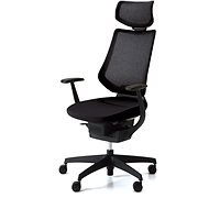 ING Glider 360° fejtámasszal- fekete - Irodai szék