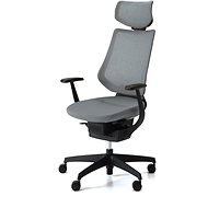 3DE ING Glider 360° With Headrest - Grey - Office Chair