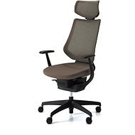 ING Glider 360° fejtámasszal - barna - Irodai szék