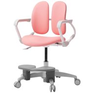 3DE Duorest Milky with footrest and swivel lock, pink - Children’s Desk Chair