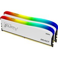 Kingston FURY 16GB KIT DDR4 3200MHz CL16 Beast RGB Weiß Sonderedition - Arbeitsspeicher
