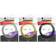 3DSimo Filament PLA - Black, Gold, Grey 15m - 3D Pen Filament