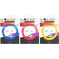 3DSimo Filament HIPS - blue, pink, Yellow 15m - 3D Pen Filament