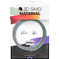 3DSimo Filament MARBLE - grey 15m - 3D Pen Filament
