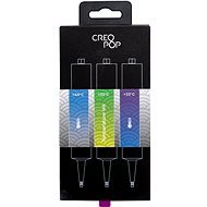 CreoPop Temperature Sensitive Ink - blue/transparent, green/yellow, purple/blue - Cartridge