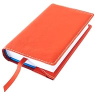 Book cover leather with bookmark Brick - Book Cover