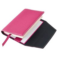 Book cover leather with bookmark Pink - Book Cover